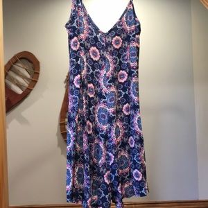 Romper! Blue and neon pick design. Fits like a S!